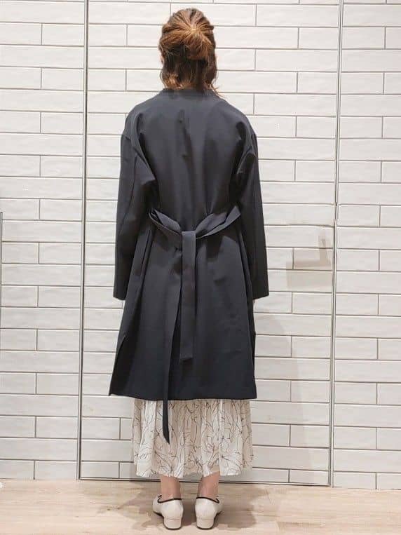 ryonさんの「OPAQUE.CLIP｜◆バイカラーキーネックニット【洗濯機洗い可】」を使ったコーディネート