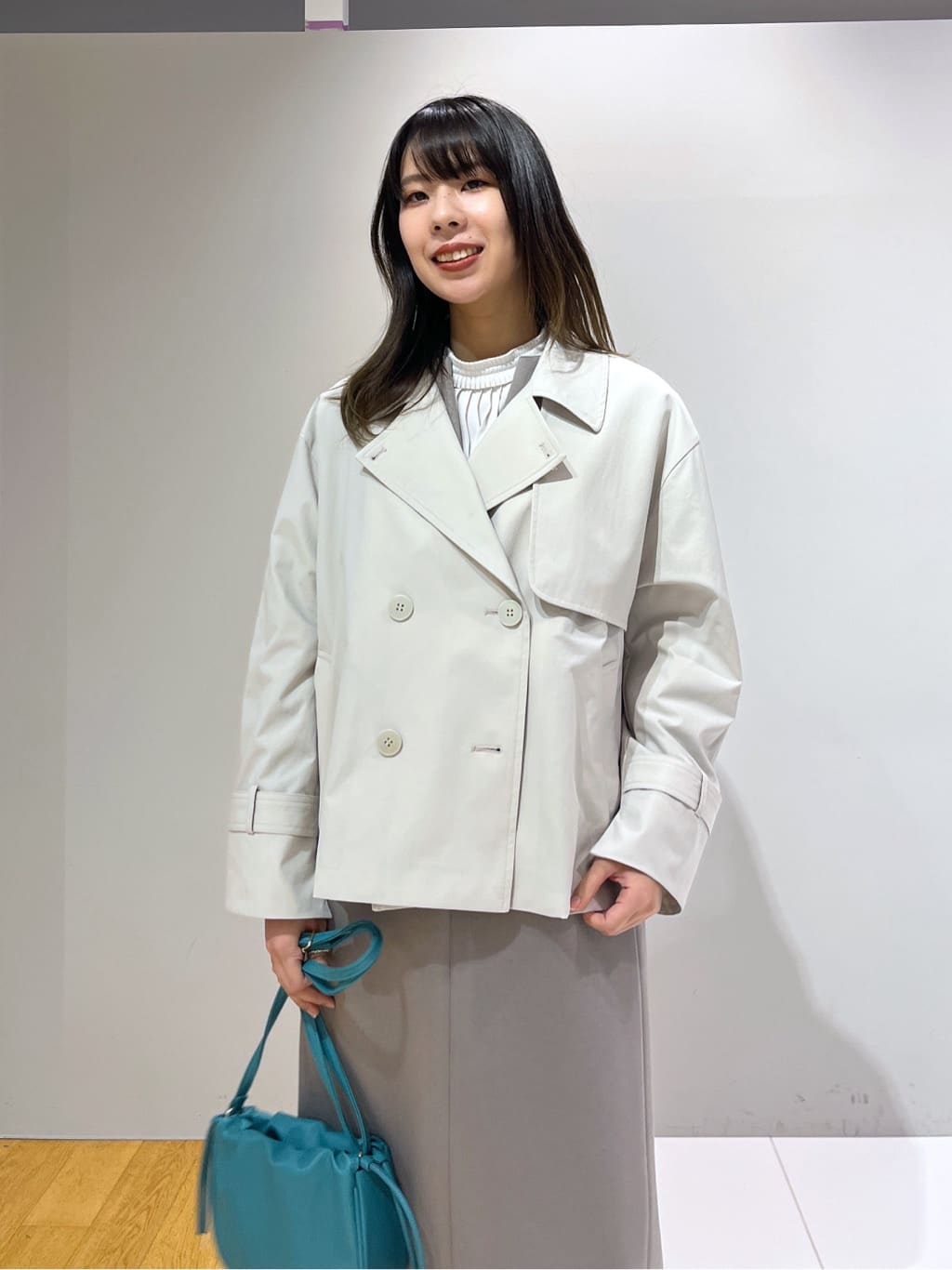 cotaniさんの「grove｜◆【マシンウォッシュ／防シワ】プリーツネックブラウス」を使ったコーディネート