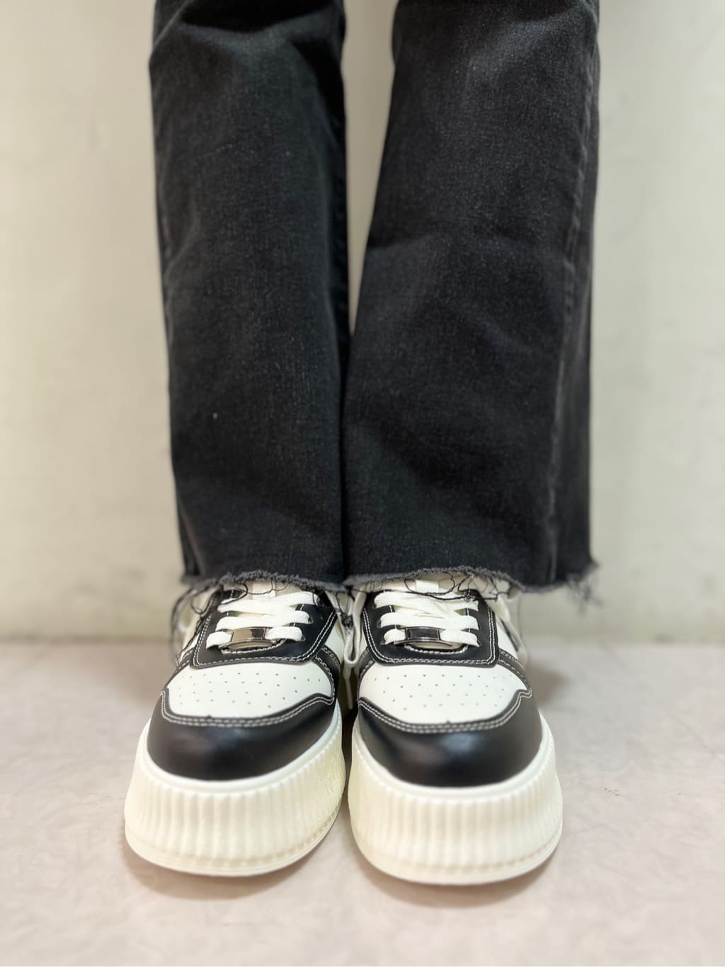 myさんの「ESPERANZA｜厚底プラットフォームスニーカー」を使ったコーディネート