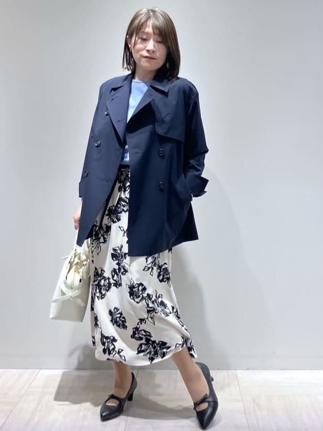 関根さんの「Reflect｜◆ラッフルフリルプルオーバーニット」を使ったコーディネート
