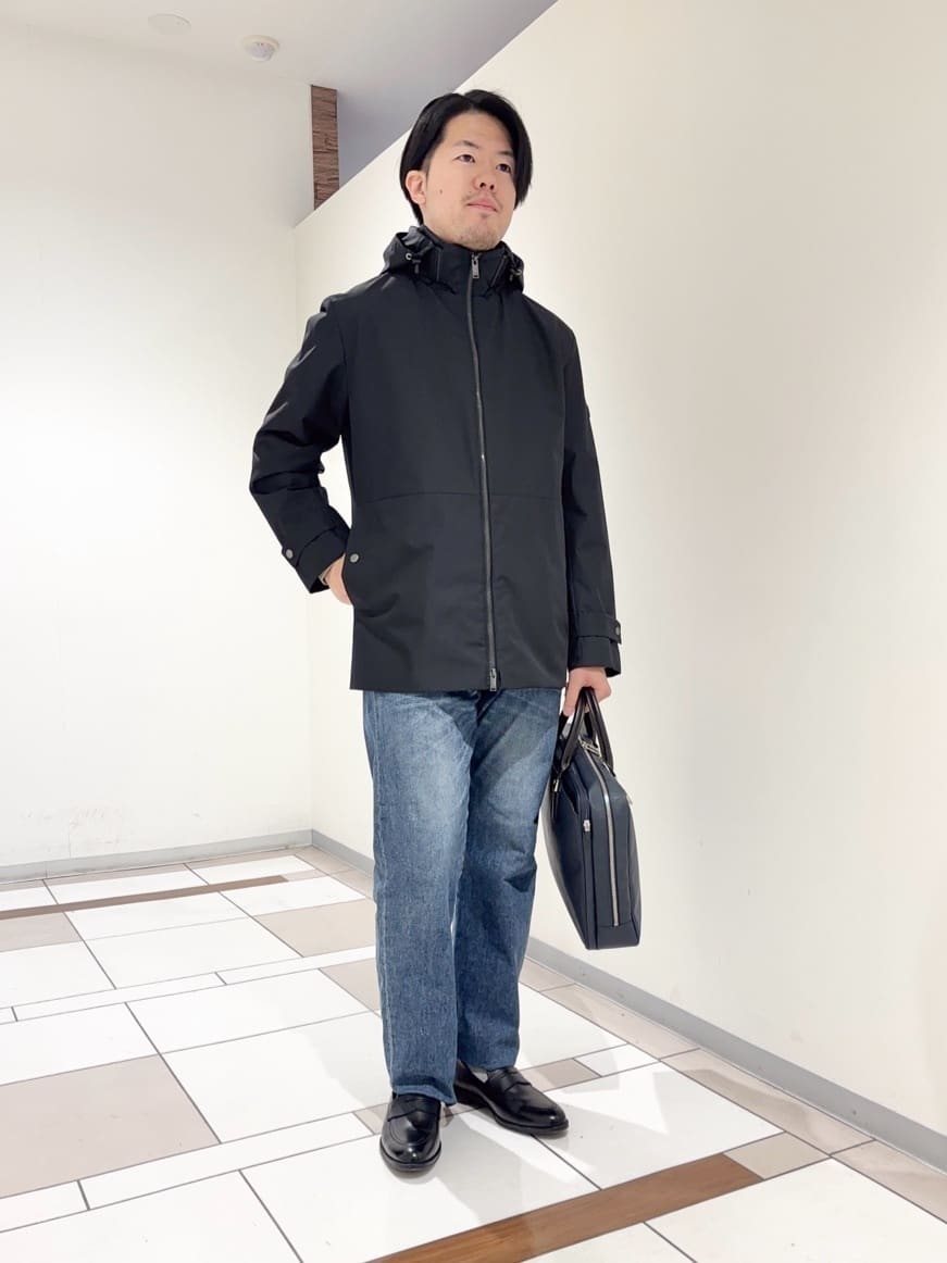 及川さんの「TAKEO KIKUCHI｜◆【ライトアウター】ドビー エレクティブ シェルブルゾン」を使ったコーディネート