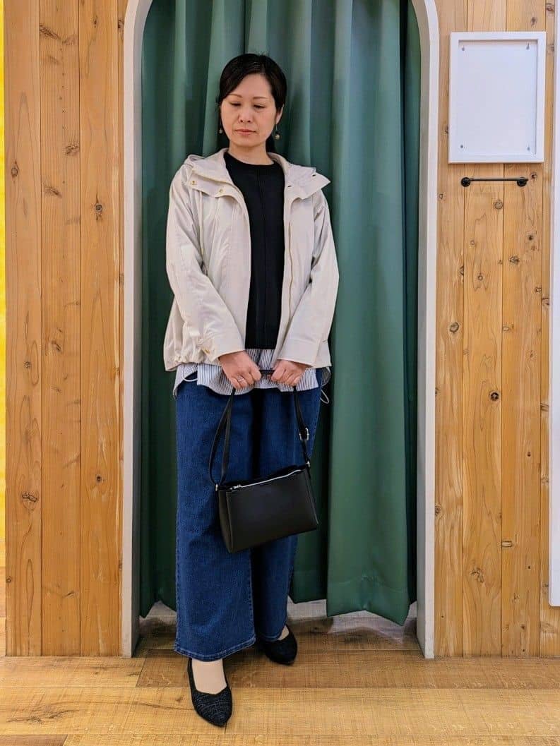 ショーコラさんの「SHOO･LA･RUE｜◆【S-LL/防花粉/撥水】かわいいもかっこいいも叶える 欲張りマウンテンパーカ」を使ったコーディネート
