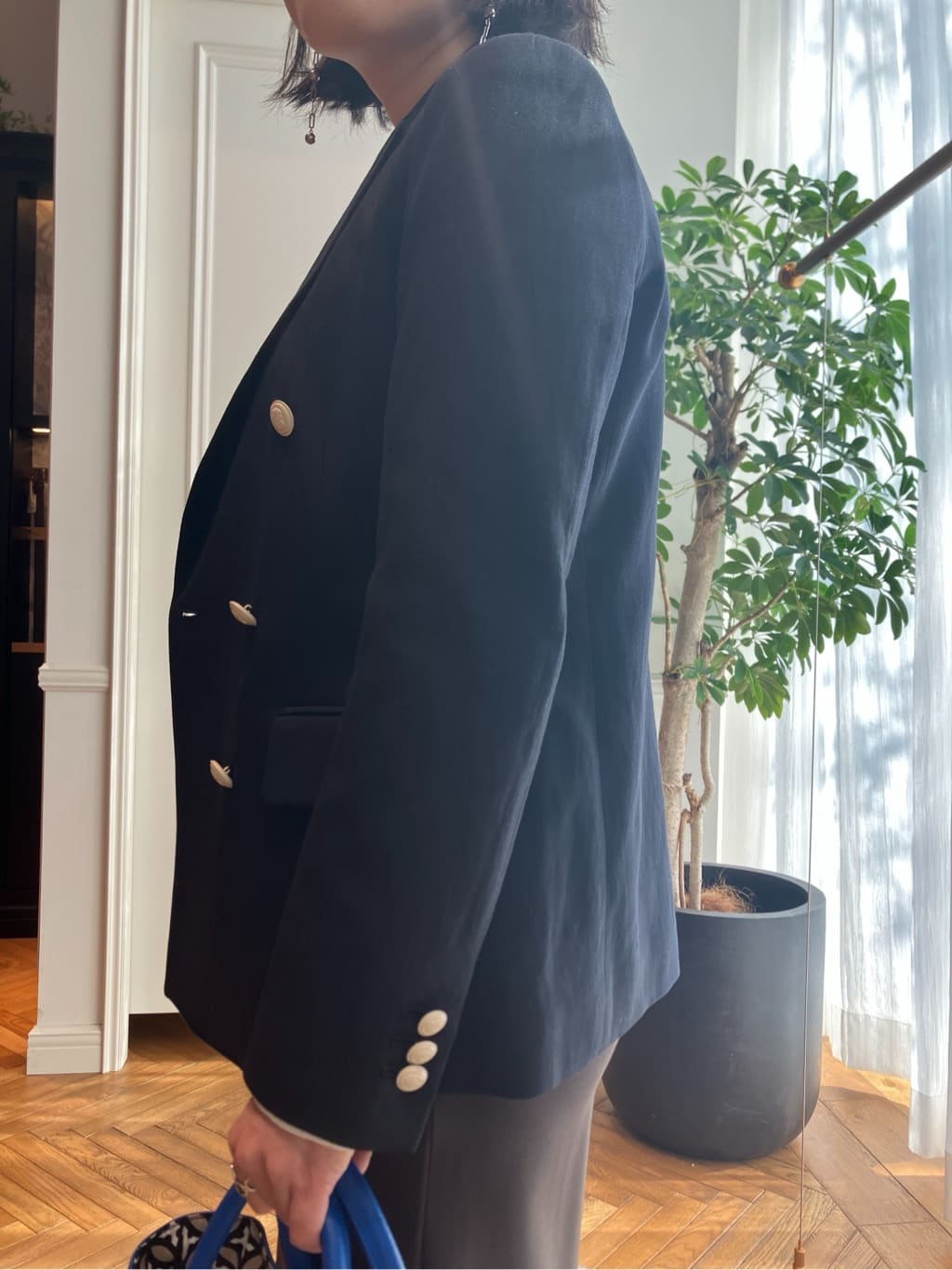 konominさんの「DRESSTERIOR｜【otonaMUSE5月号掲載/日本製】シュリンクレザーミニトート」を使ったコーディネート