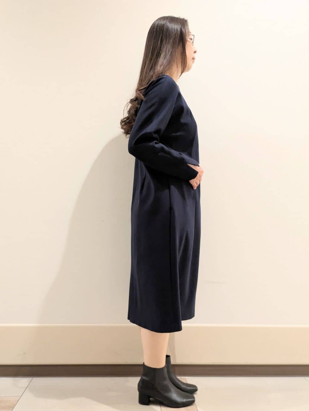 imamiさんの「Reflect｜◆【夏SALE】ドルマンスリーブストレートシルエットワンピース」を使ったコーディネート