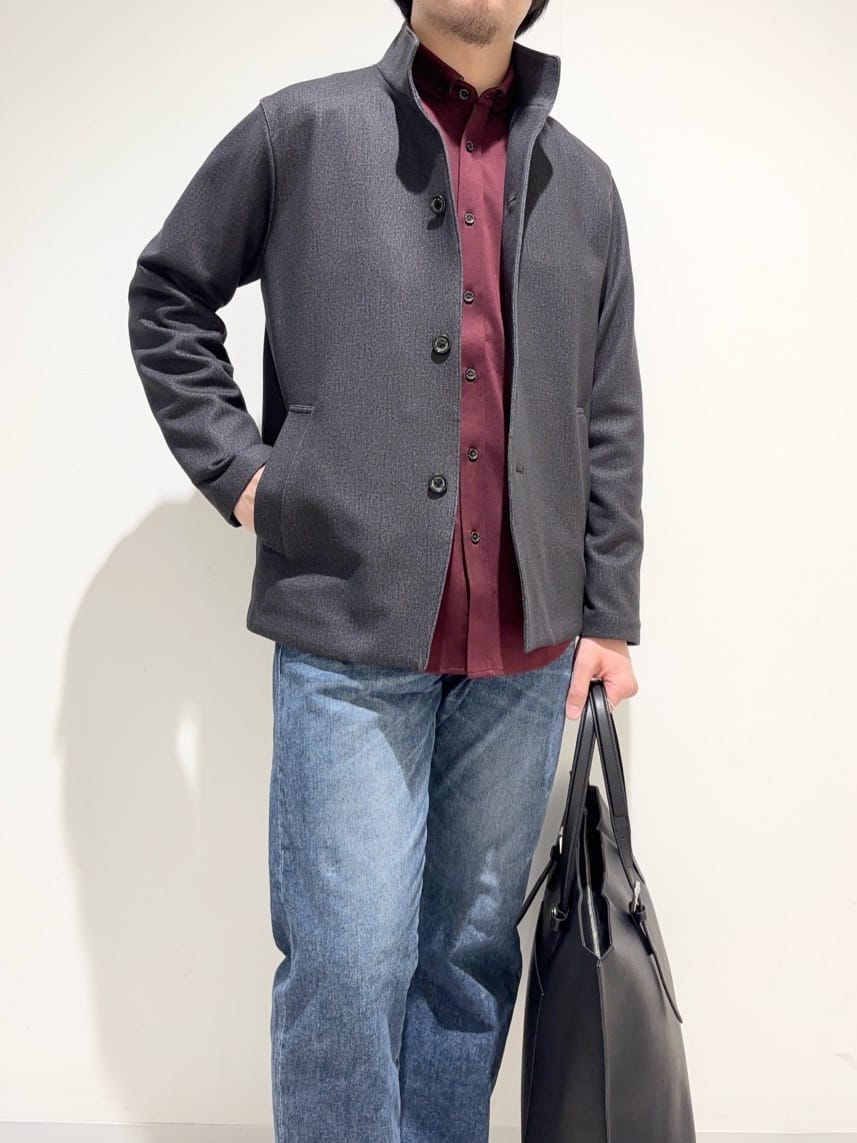 及川さんの「TAKEO KIKUCHI｜【DOWN FABRIC】ダウンファブリック スタンドカラーブルゾン」を使ったコーディネート