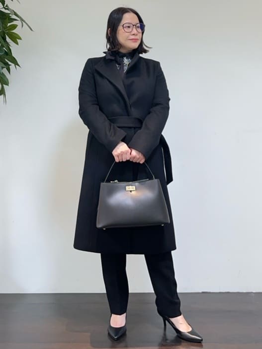 Asamiさんの「UNTITLED｜◆【通勤スーツ】タックテーパードパンツ」を使ったコーディネート