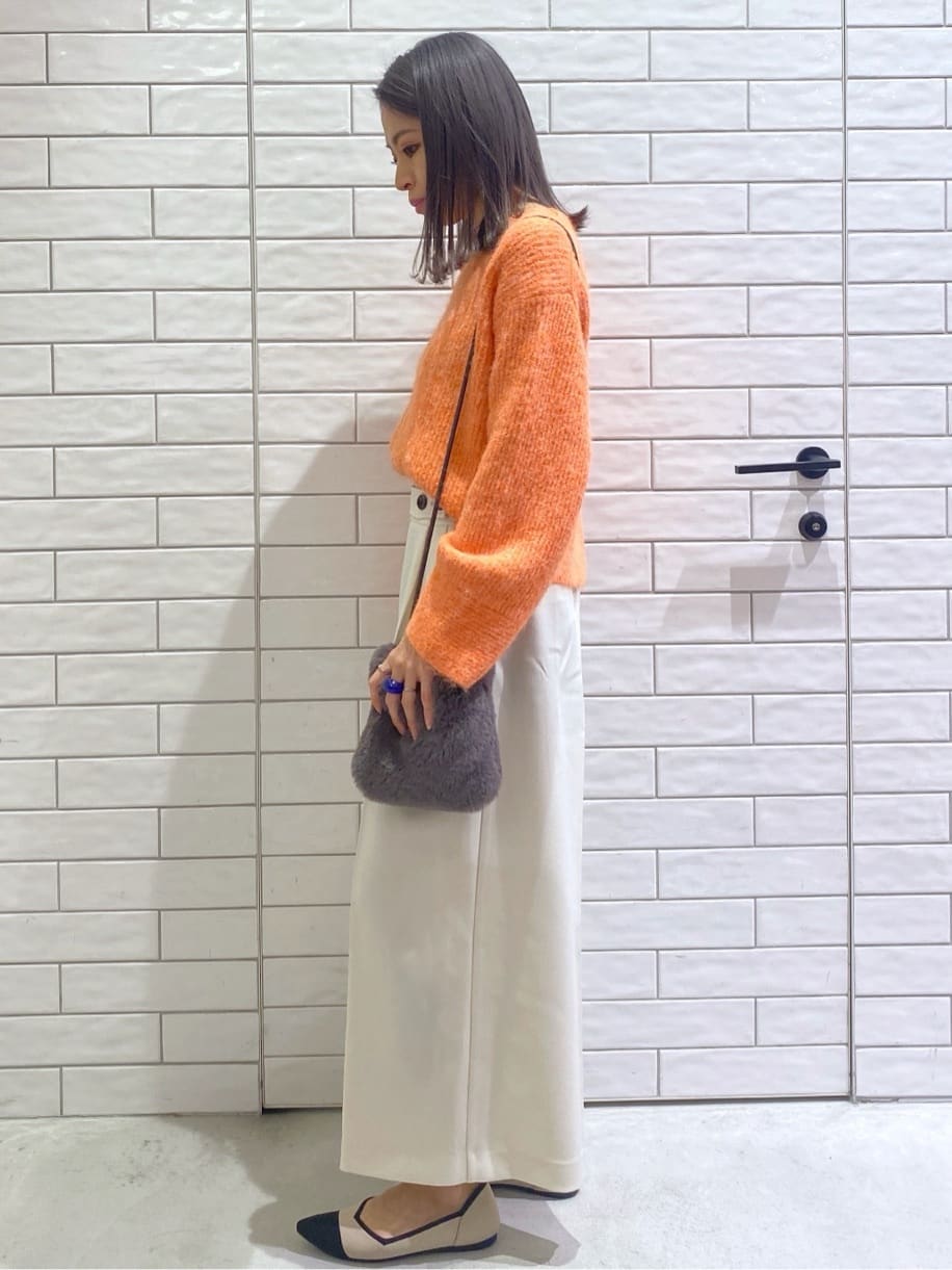 Ayaさんの「OPAQUE.CLIP｜◆【軽量／洗える】ポインテッドトゥニットパンプス」を使ったコーディネート