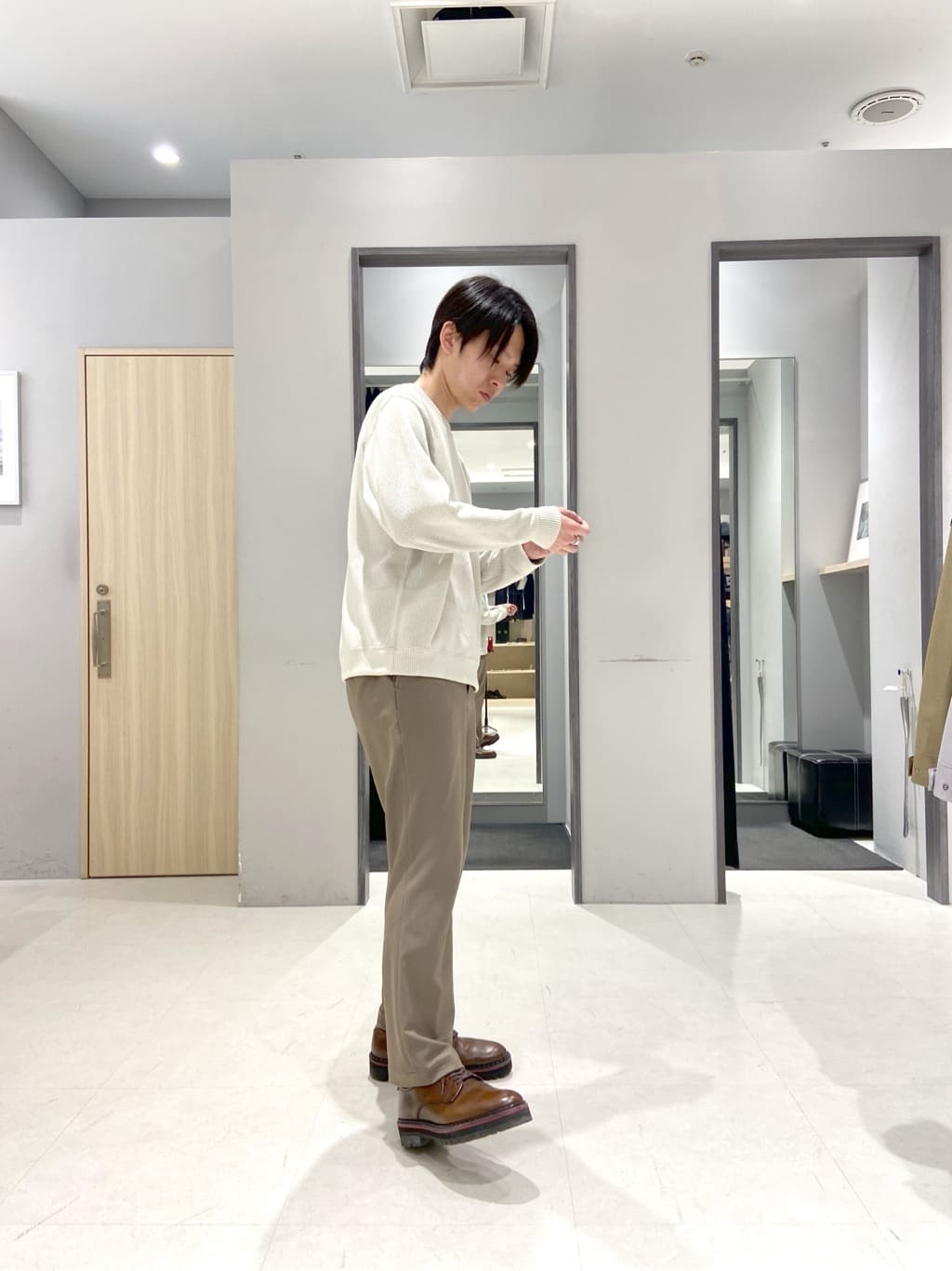 わいずみさんの「TAKEO KIKUCHI｜【撥水】ライトウェイト バックパック」を使ったコーディネート