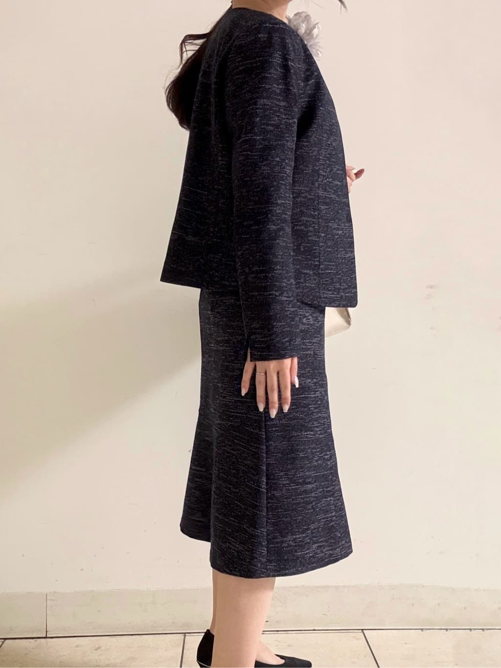 kahoさんの「INDIVI｜フラワーコサージュ」を使ったコーディネート