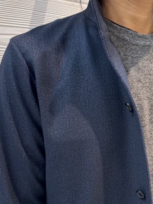 井出恭輔さんの「TAKEO KIKUCHI｜【DOWN FABRIC】ダウンファブリック スタンドカラーブルゾン」を使ったコーディネート