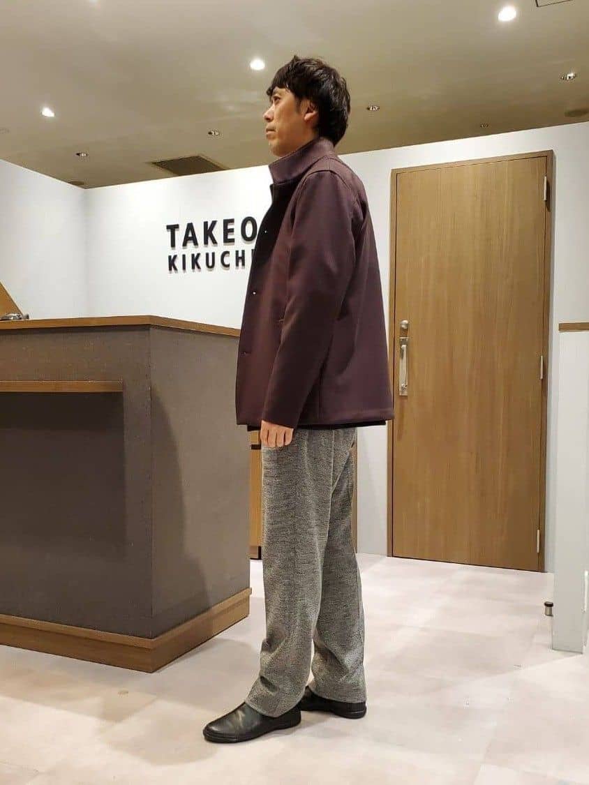 ishidaさんの「TAKEO KIKUCHI｜【DOWN FABRIC】ダウンファブリック スタンドカラーブルゾン」を使ったコーディネート