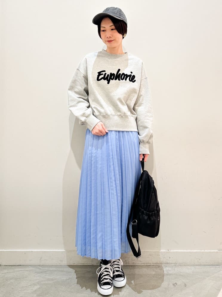 yurieさんの「OPAQUE.CLIP｜CONVERSE キャンバス オールスター HI」を使ったコーディネート