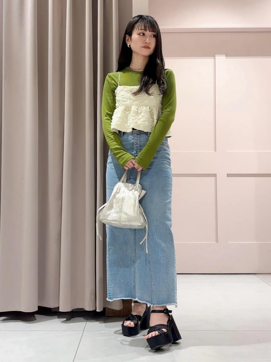 RINAさんの「ESPERANZA｜ラク盛り厚底サンダルⅢ」を使ったコーディネート