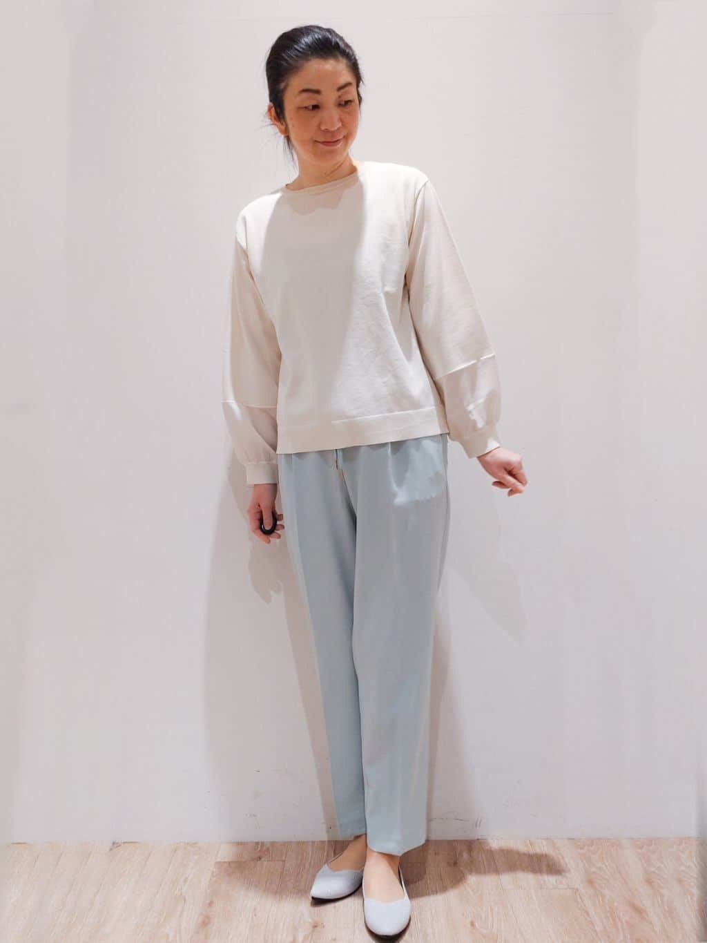Ｑさんの「OPAQUE.CLIP｜◆《CLASSY掲載》ミドルスタンドコート【洗濯機洗い可】」を使ったコーディネート