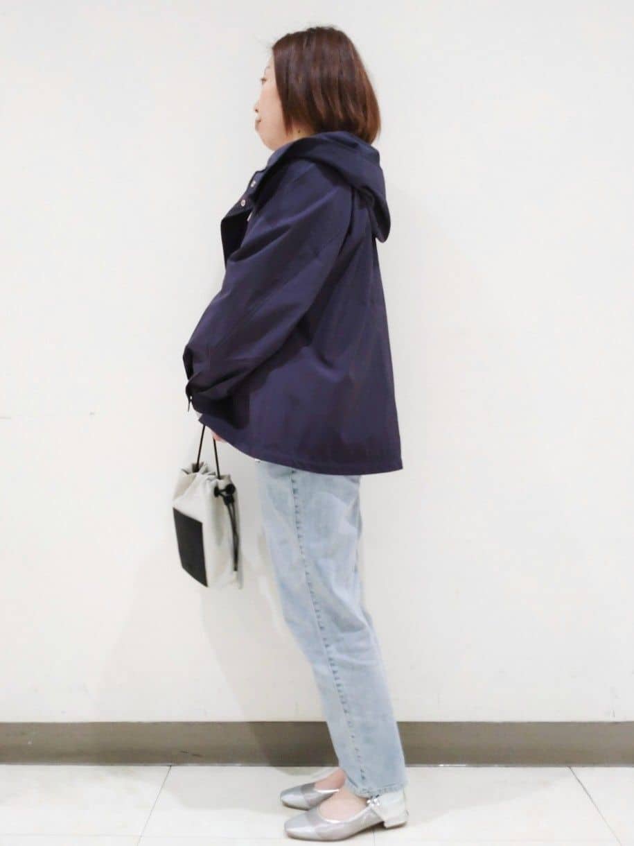 あらーさんの「OPAQUE.CLIP｜◆《SS-LLsize》撥水フードブルゾン【洗濯機洗い可／花粉対応】」を使ったコーディネート