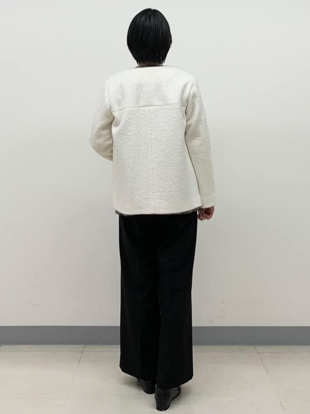 hikaruさんの「INDIVI｜【洗える／UVケア／スーツ】ストレッチワイドパンツ」を使ったコーディネート