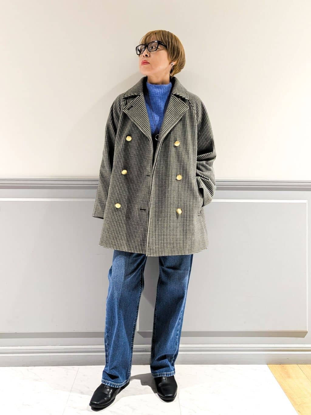 chieさんの「grove｜【Lee&times;grove別注】STRAIGHT DENIM PANTS」を使ったコーディネート