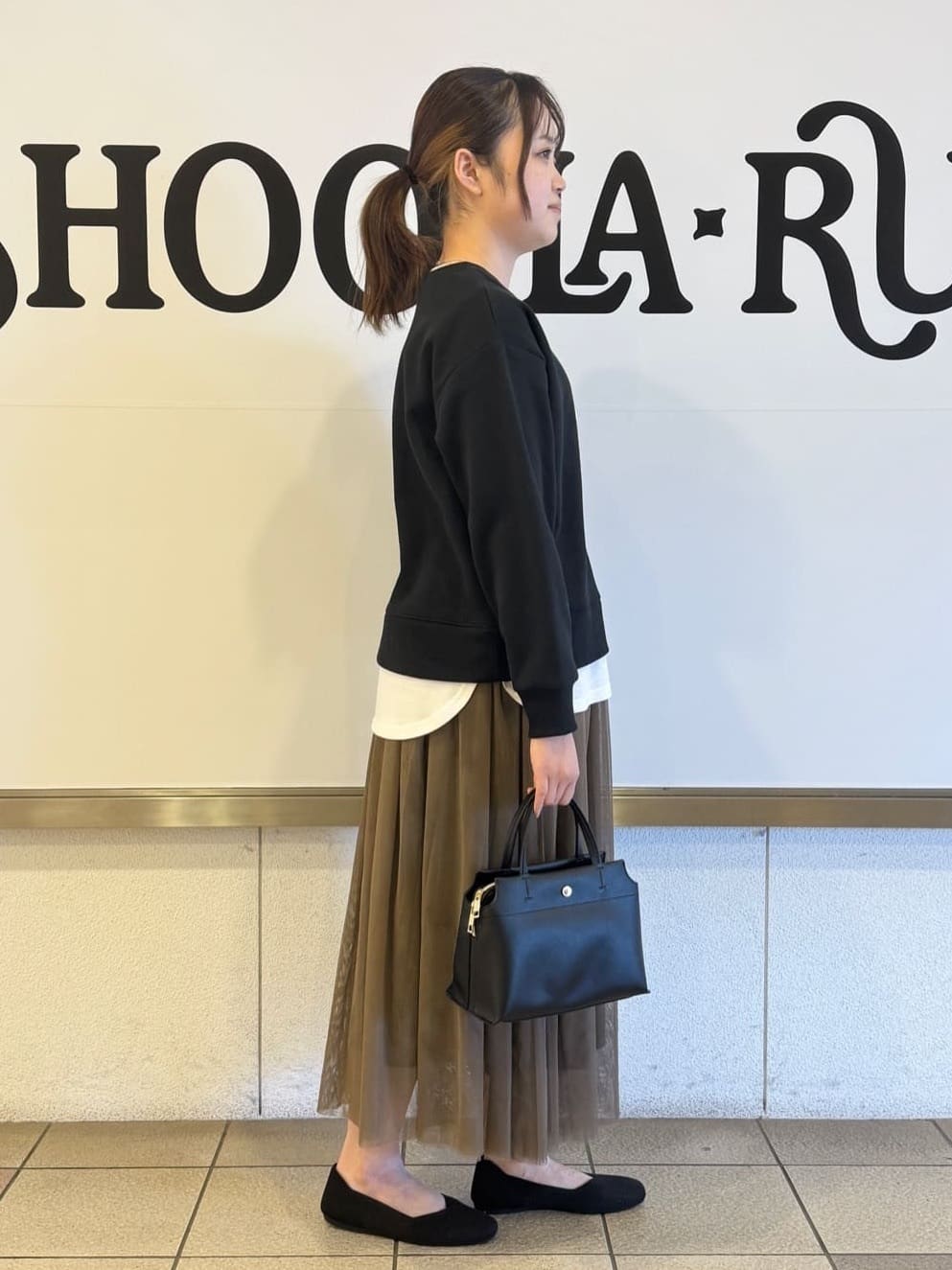 ＮＡＹＵ☺︎さんの「SHOO･LA･RUE｜◆【洗える/S-LL】着るだけ簡単こなれ感 裏起毛レイヤード風スウェット【SHOO WARM】」を使ったコーディネート