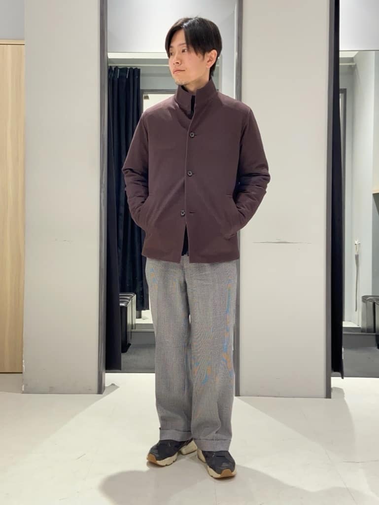 わいずみさんの「TAKEO KIKUCHI｜【DOWN FABRIC】ダウンファブリック スタンドカラーブルゾン」を使ったコーディネート