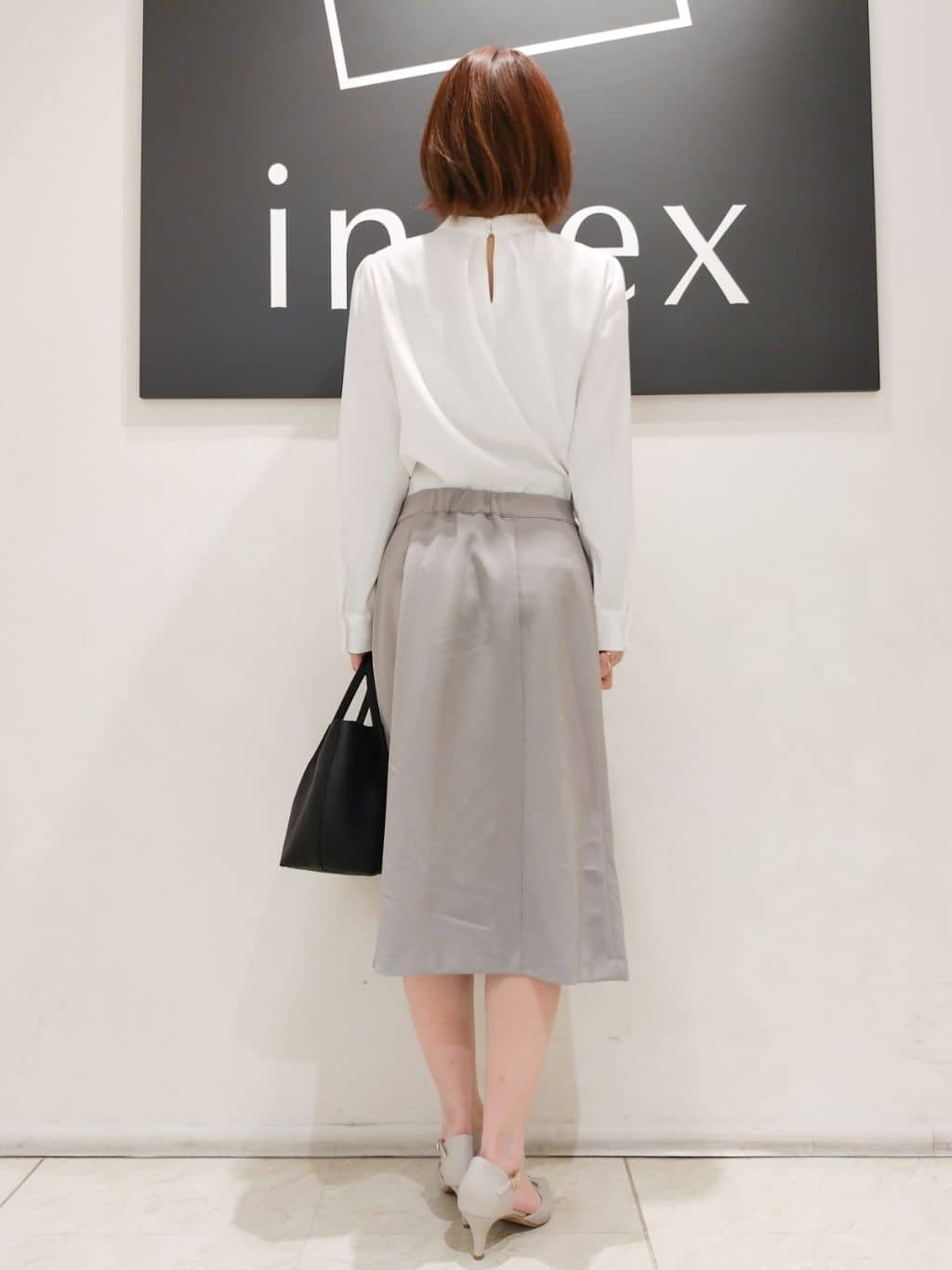 n.さんの「index｜◆【2WAY】フラワーパーツ合皮ミドルトートバッグ」を使ったコーディネート
