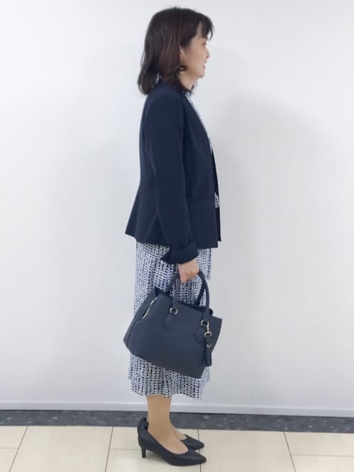 yukinaさんの「COUP DE CHANCE｜【2WAY/通勤/セレモニー】クローチェバッグ」を使ったコーディネート