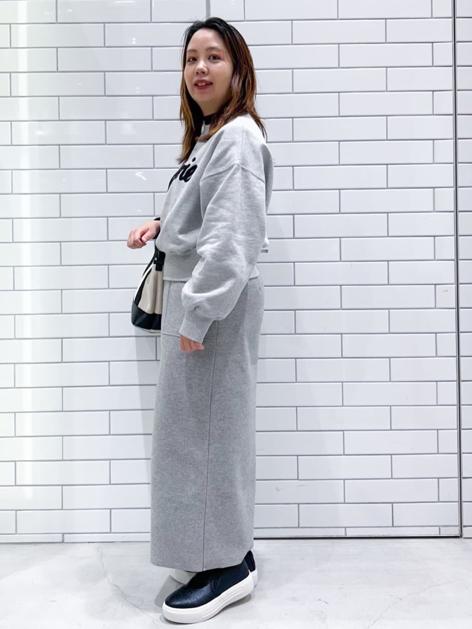 chicchi♪さんの「OPAQUE.CLIP｜◆刺繍ロゴスウェット【洗濯機洗い可】」を使ったコーディネート