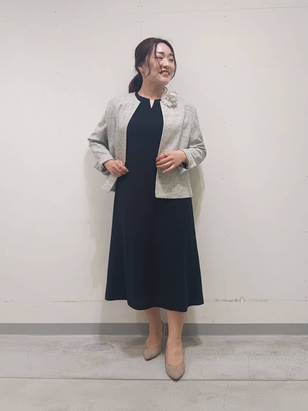 kaoさんの「INDIVI｜フラワーコサージュ」を使ったコーディネート
