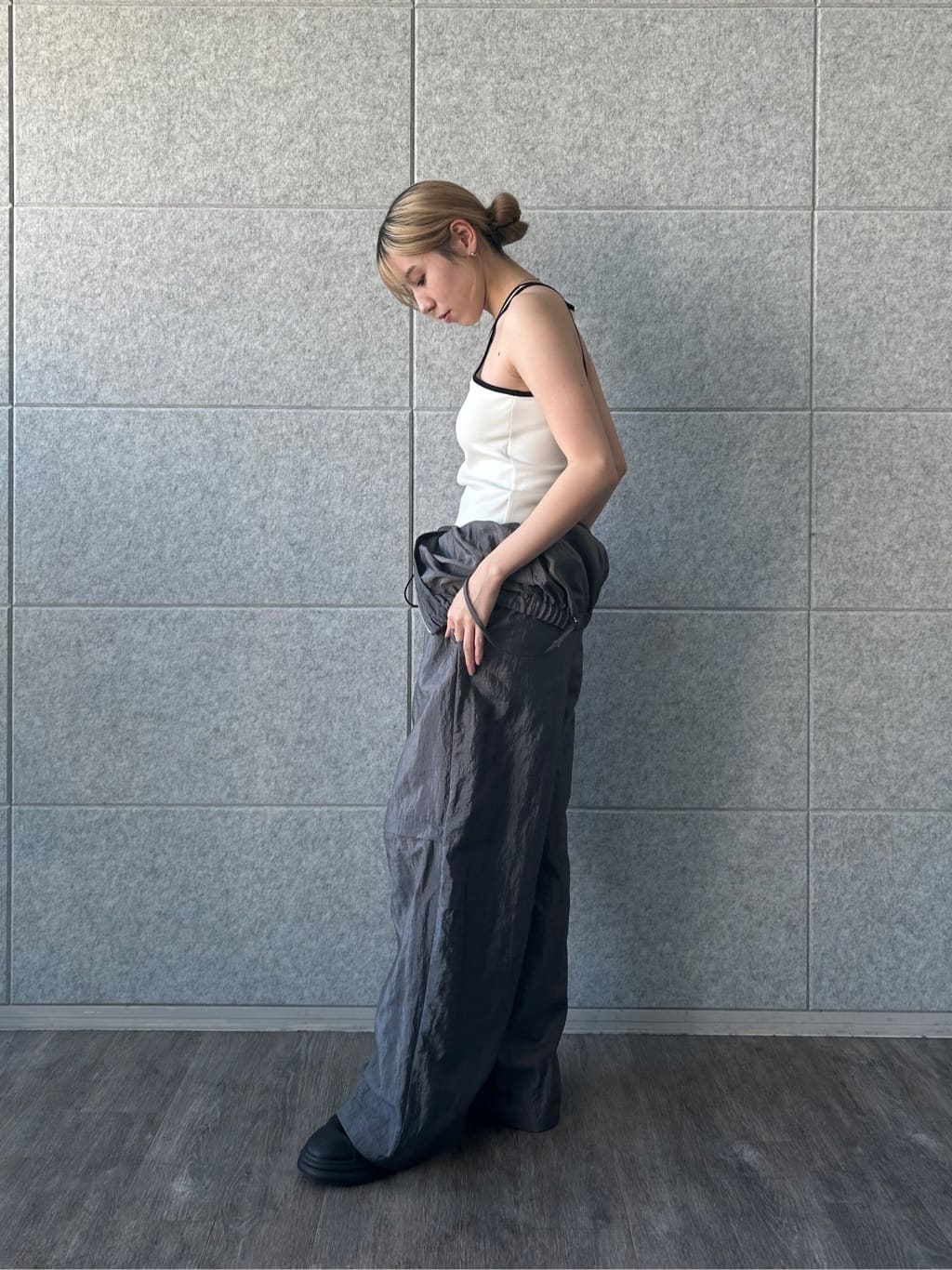 honoka Aさんの「CODE A｜【Cup-in】design cut tank」を使ったコーディネート