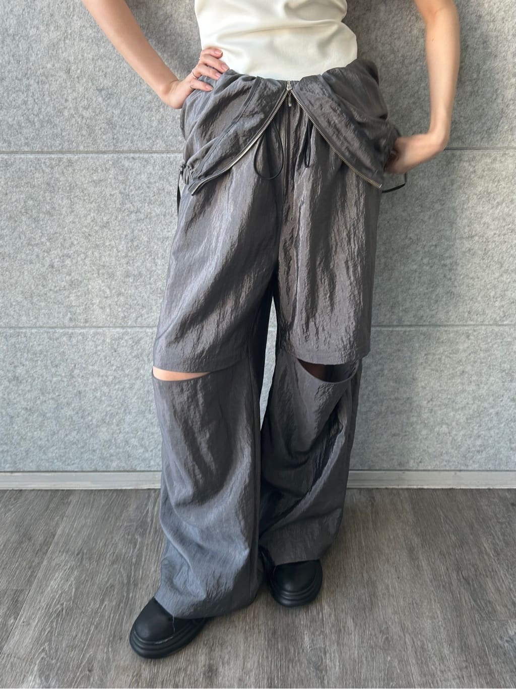 honoka Aさんの「CODE A｜【Cup-in】design cut tank」を使ったコーディネート