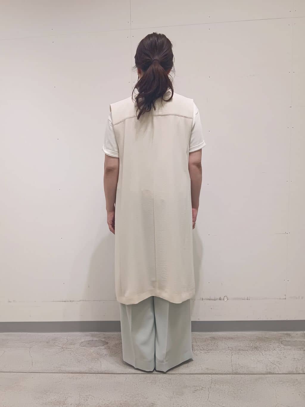 kaoさんの「INDIVI｜◆【着る日傘/遮熱/UVケア】ロングジレジャケット」を使ったコーディネート