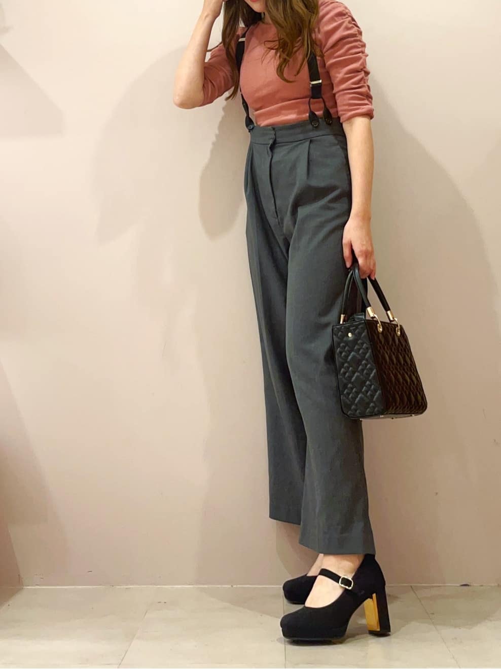 Oさんの「ESPERANZA｜甲ストラップパンプス」を使ったコーディネート
