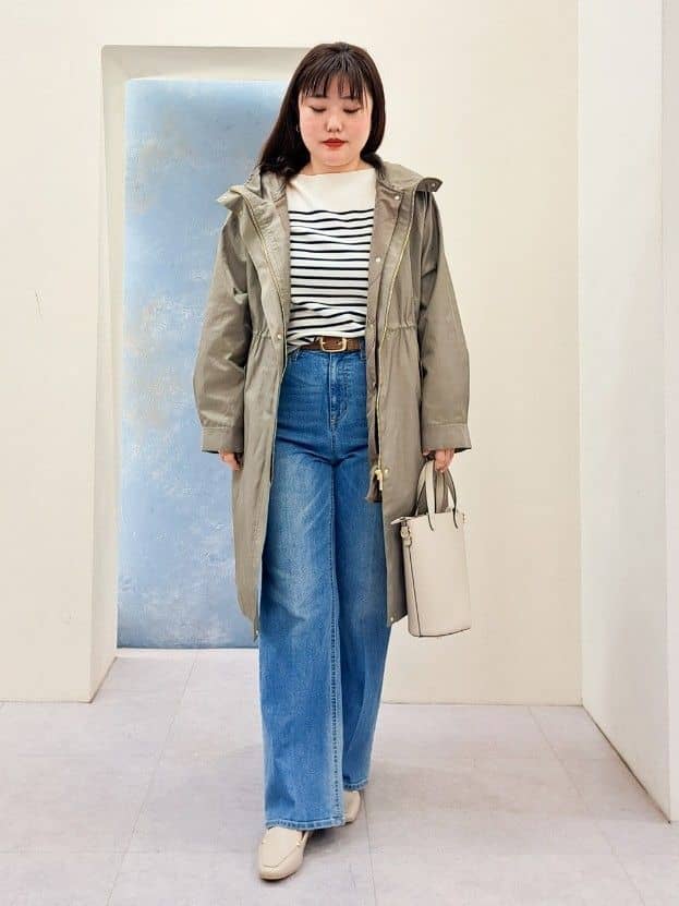 ふるさんの「grove｜【Lee&times;grove別注】STRAIGHT DENIM PANTS」を使ったコーディネート