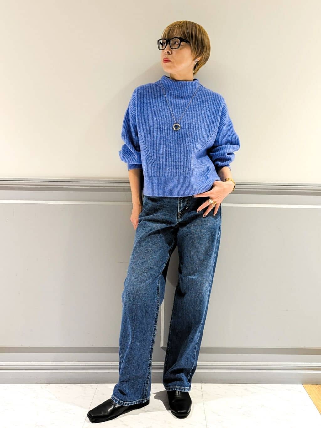 chieさんの「grove｜【Lee&times;grove別注】STRAIGHT DENIM PANTS」を使ったコーディネート