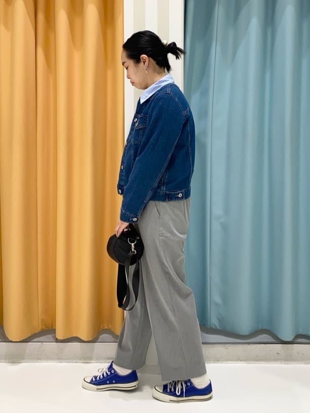 おかさんの「SHOO･LA･RUE｜◆ボンディングミニショルダーバッグ」を使ったコーディネート