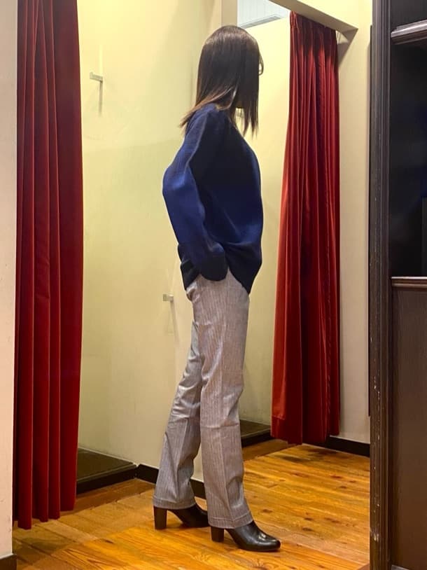 かわぴーさんの「TAKEO KIKUCHI｜【Made in JAPAN】播州織 ヘリンボン ストレート パンツ」を使ったコーディネート