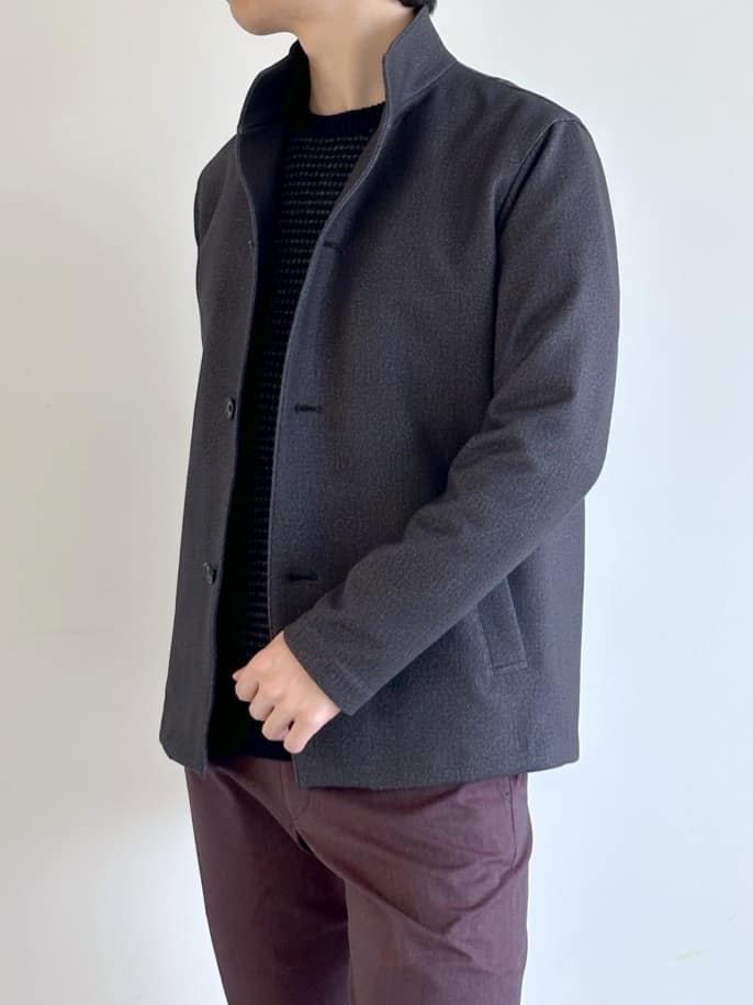 イッシーさんの「TAKEO KIKUCHI｜【DOWN FABRIC】ダウンファブリック スタンドカラーブルゾン」を使ったコーディネート