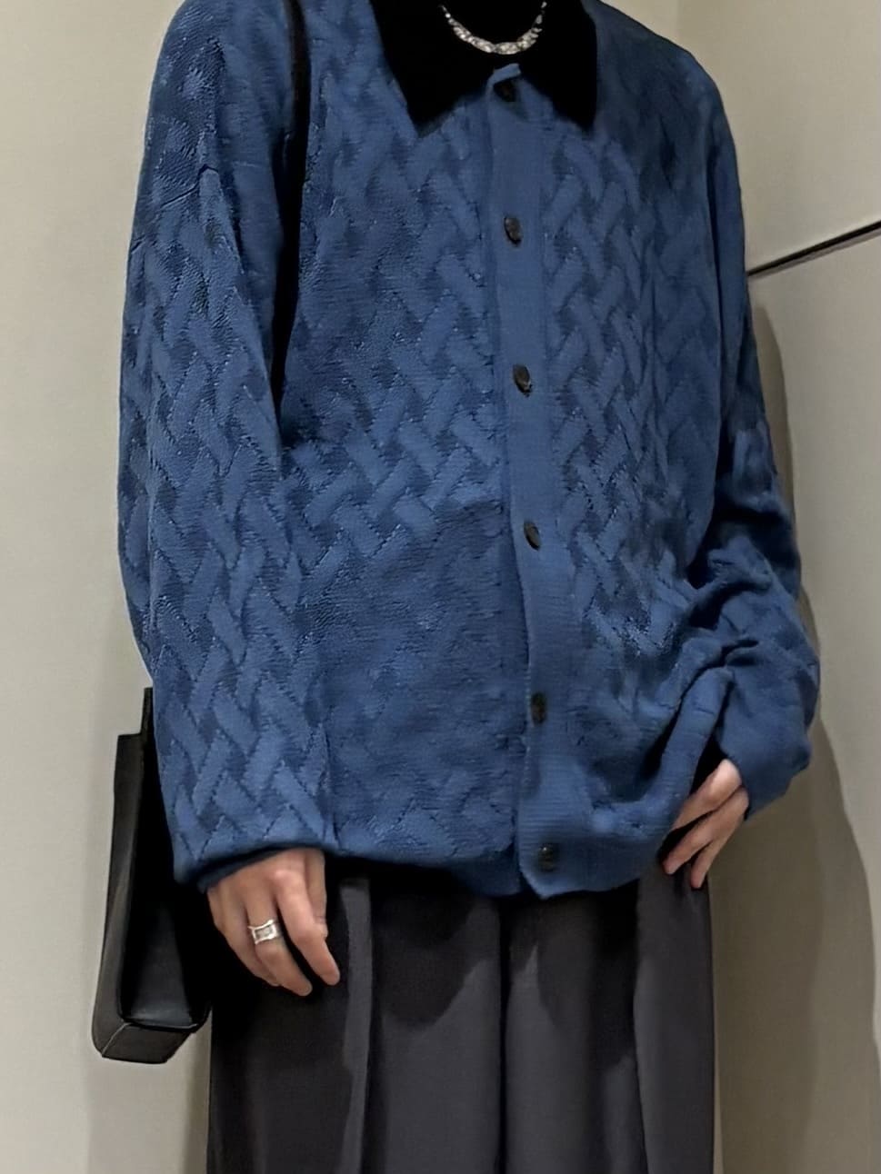 RYUGAさんの「tk.TAKEO KIKUCHI｜◆衿付きニットカーディガン」を使ったコーディネート