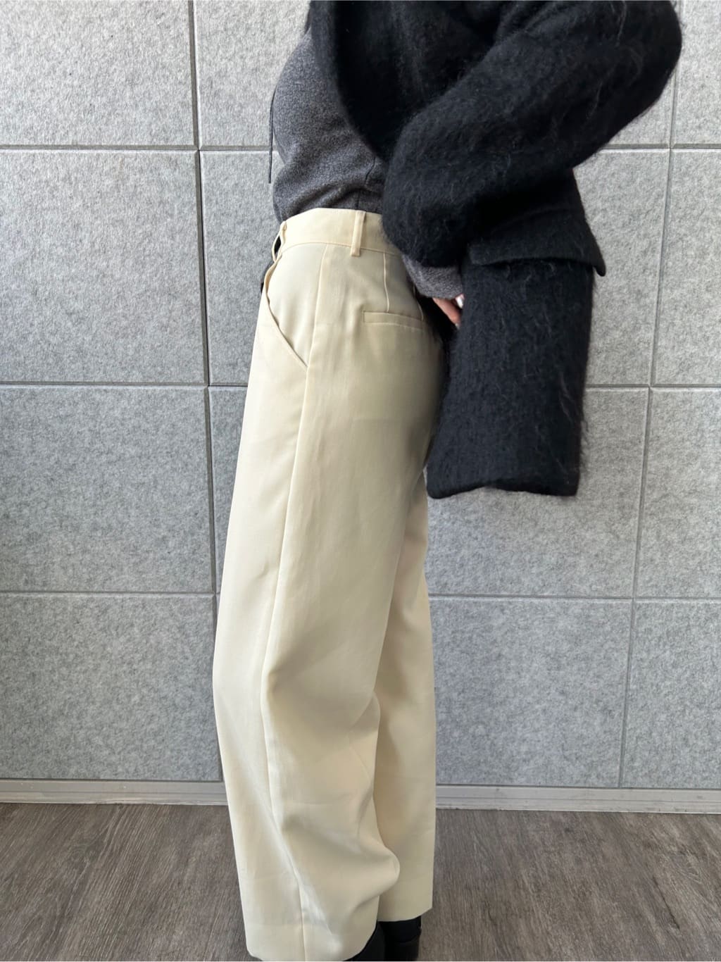 honoka Aさんの「CODE A｜shaggy jacket coat」を使ったコーディネート