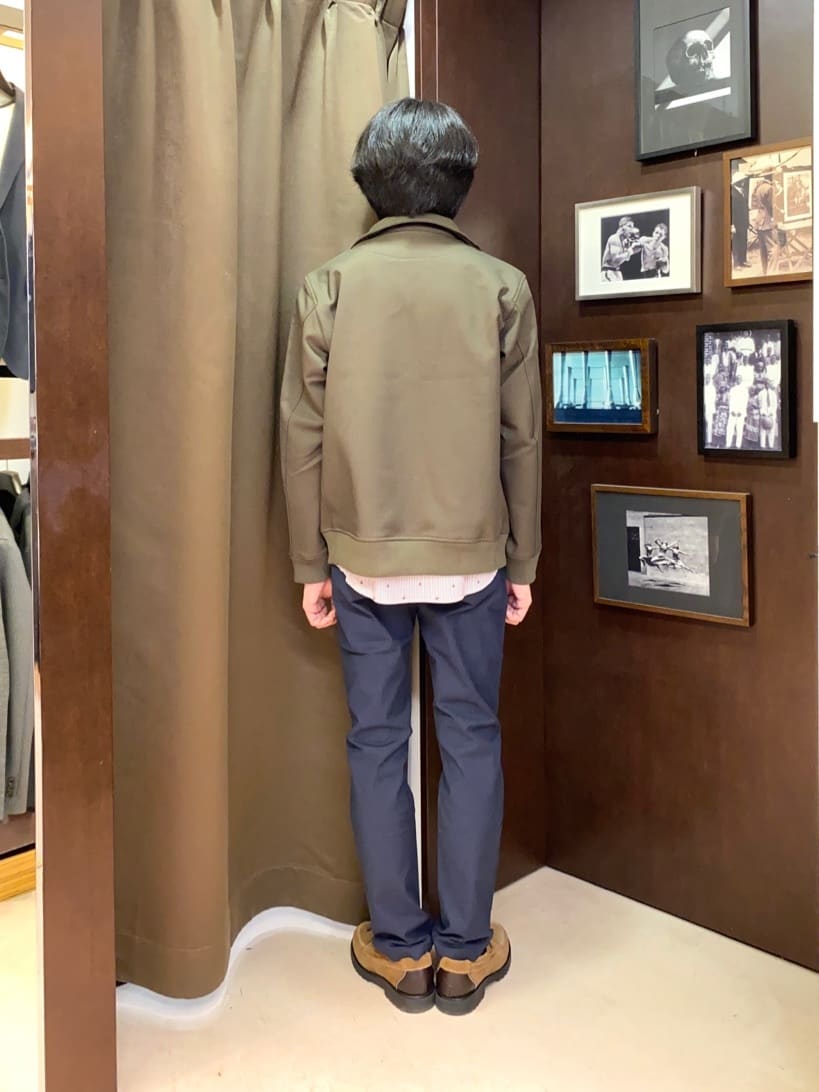 コバヤシさんの「TAKEO KIKUCHI｜ハットモチーフ ジャカード ストライプ シャツ」を使ったコーディネート