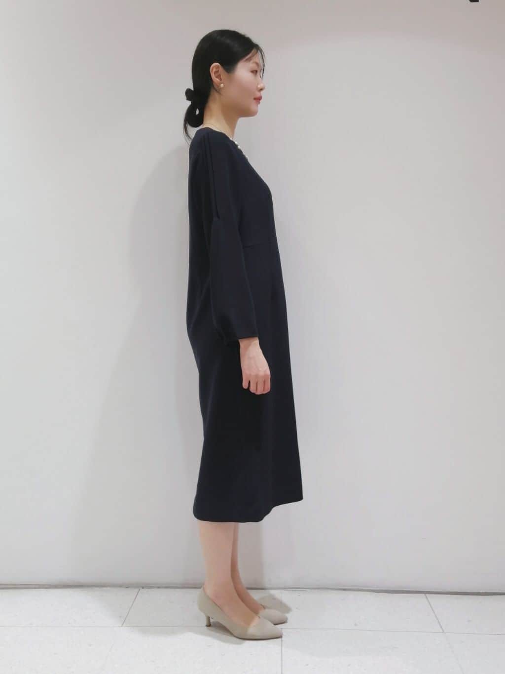 ayanoさんの「INDIVI｜◆【洗える／スーツ】ストレートラインワンピース」を使ったコーディネート
