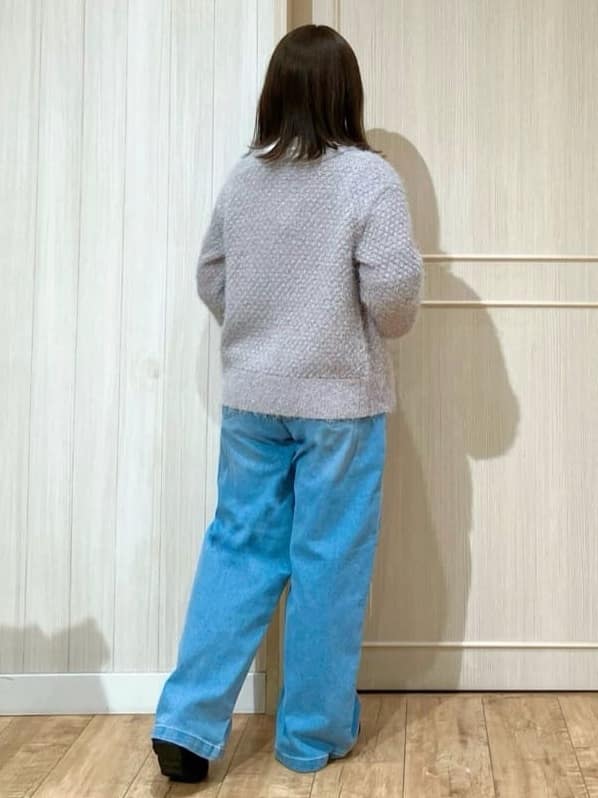 kobaさんの「SHOO･LA･RUE｜◆【洗える】ニットポインテッドローファー」を使ったコーディネート