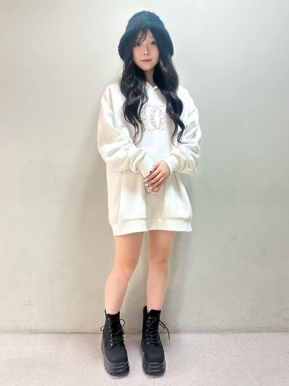 ayakaさんの「ESPERANZA｜シャギーチューリップハット」を使ったコーディネート