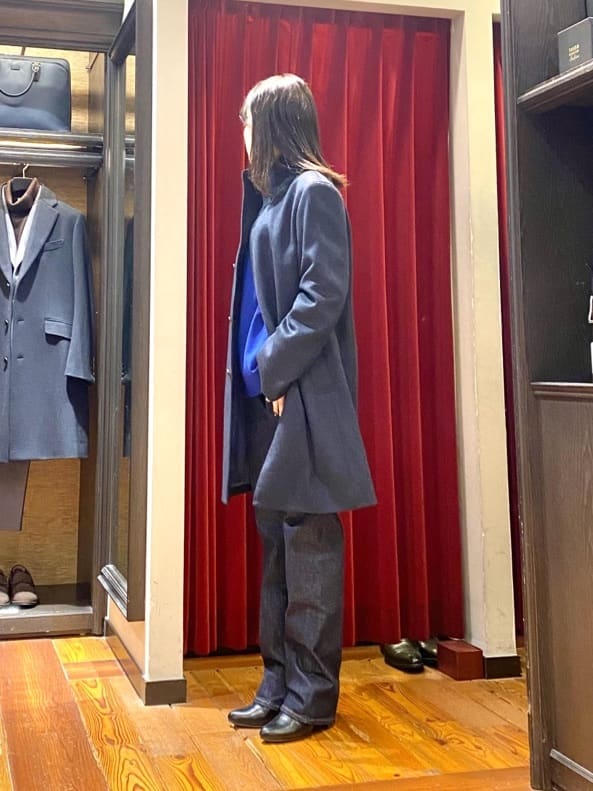かわぴーさんの「TAKEO KIKUCHI｜【ウールカシミヤブレンド】ビーバー調 スタンドカラー コート」を使ったコーディネート