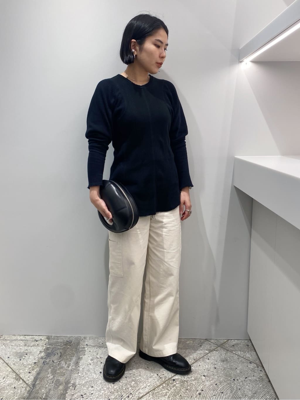Uさんの「HIROKO HAYASHI｜◆LEO(レオ)クロワッサンバッグM」を使ったコーディネート