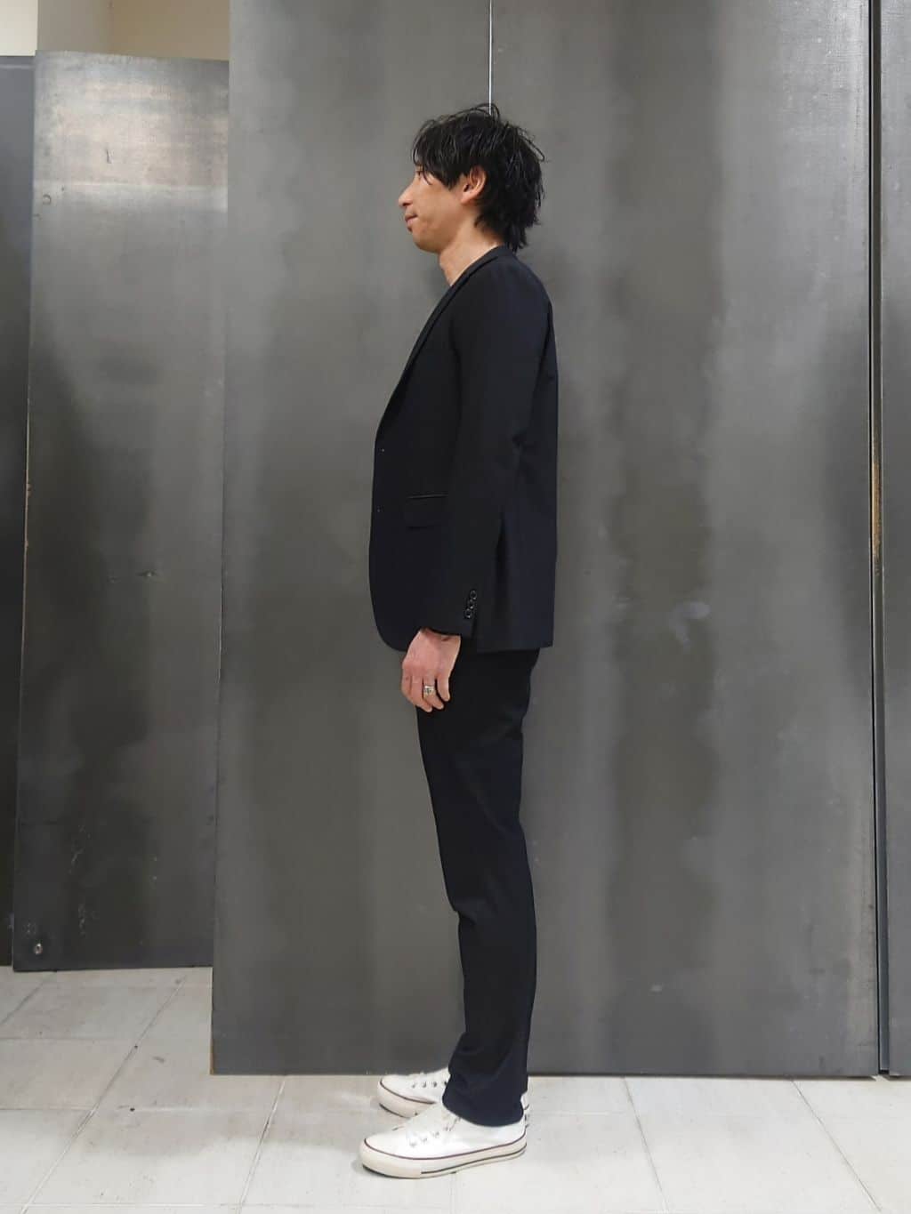 kawamuさんの「TAKEO KIKUCHI｜【360&deg;ストレッチ／セットアップ対応】None Of Stress パンツ」を使ったコーディネート