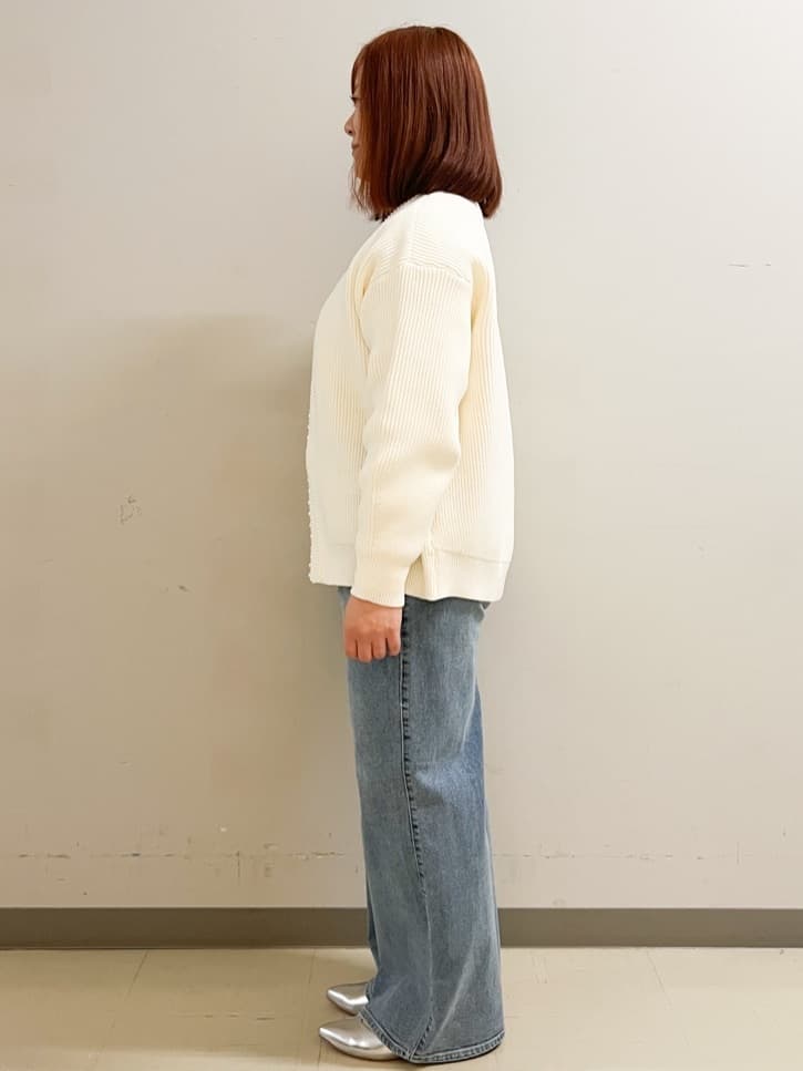 なかさんの「OPAQUE.CLIP｜◆刺繍ロゴトップス【洗濯機洗い可】」を使ったコーディネート