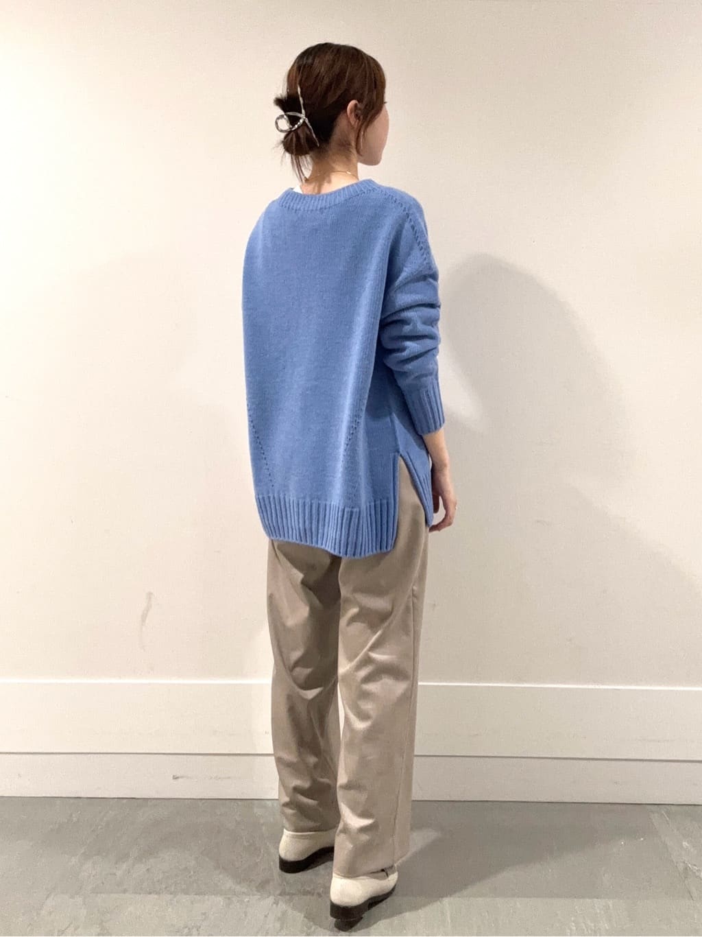 mioさんの「UNTITLED｜◆【後ろウエストゴム/洗える】梳毛調ソフトワイドパンツ」を使ったコーディネート