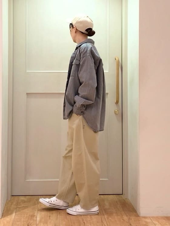 tamuさんの「SHOO･LA･RUE｜◆【洗える/S-LL】大人のこなれコーデに やわらかデニムシャツ」を使ったコーディネート
