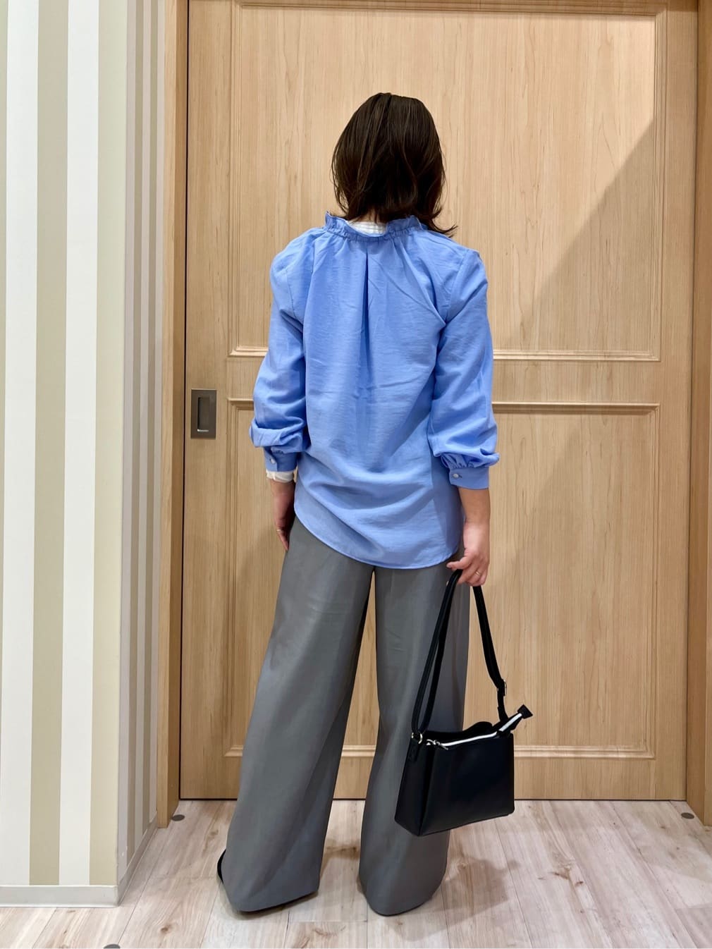 Kyokoさんの「SHOO･LA･RUE｜◆【洗える】ニットポインテッドローファー」を使ったコーディネート