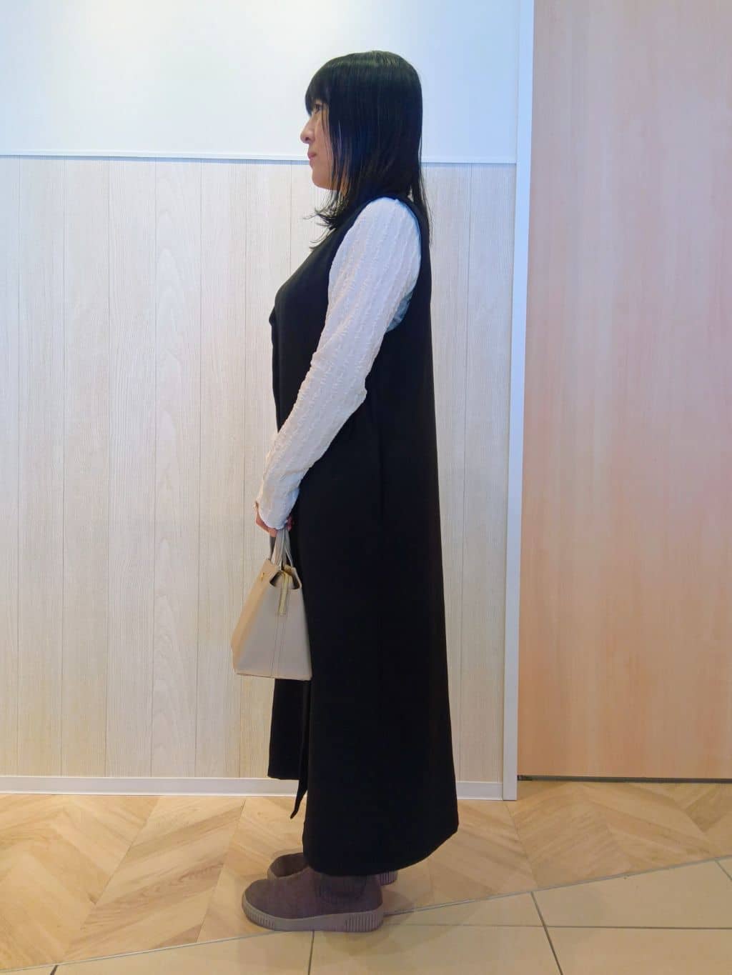 yuriさんの「SHOO･LA･RUE｜◆【セレモニー/2WAY】三層ミニトートバッグ」を使ったコーディネート